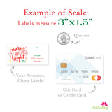 "Merry and Bright" Christmas Gift Labels