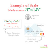 Christmas Lights Christmas Gift Labels