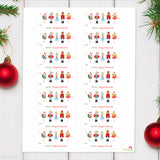Nutcracker Ballet Christmas Gift Labels