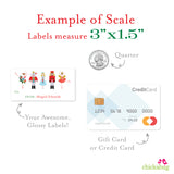 Nutcracker Ballet Christmas Gift Labels