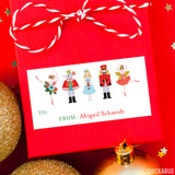 Nutcracker Ballet Christmas Gift Labels