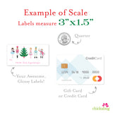 Pink Nutcracker Ballet Christmas Gift Labels