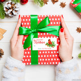 Christmas Cardinal Gift Labels