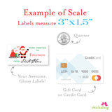 To Child From Santa Christmas Gift Labels - Ho! Ho! Ho! Santa