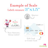 To Child From Santa Christmas Gift Labels - Country Santa