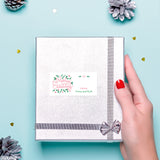 Handwritten Pink Holly Merry Christmas Gift Labels