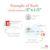 Red Mixer "From the Kitchen of" Christmas Food Gift Labels