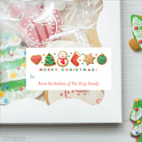 Sugar Cookies "From the Kitchen of" Christmas Food Gift Labels