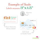 Gingerbread Cookies "From the Kitchen of" Christmas Food Gift Labels