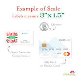 "Baking Spirits Bright" Christmas Gift Labels