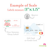 "We Whisk You a Merry Christmas" Gift Labels