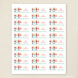 Nutcracker Christmas Address Labels