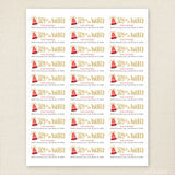 "Joy To The World" Christmas Address Labels