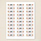 Watercolor Christmas Gifts Address Labels