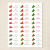 Christmas Cardinal Address Labels