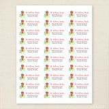Mistletoe Christmas Address Labels
