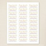 "Happy Holidays" Christmas Address Labels