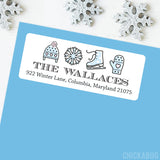 Winter Wonderland Christmas Address Labels