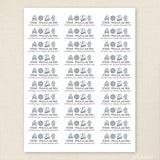 Winter Wonderland Christmas Address Labels