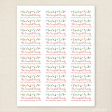Colorful Christmas Lights Address Labels
