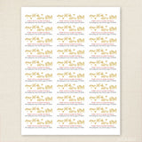 "Come Let Us Adore Him" Christmas Address Labels