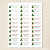 Vintage Christmas Tree Address Labels
