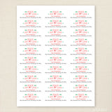 "Peace Joy Love" Christmas Address Labels