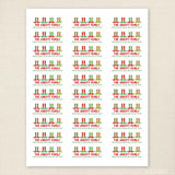 Elf Feet Christmas Address Labels