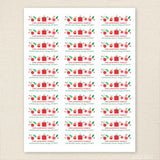 Festive Christmas Address Labels