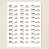 Christmas Sloth Address Labels
