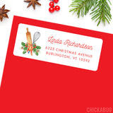 Christmas Baking Address Labels