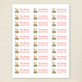 Christmas Baking Address Labels