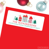 Christmas Village Address Labels