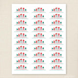 Christmas Village Address Labels