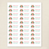 Christmas Gingerbread House Change of Address Labels