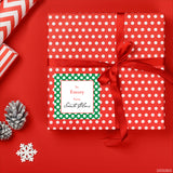 Signed by Santa Christmas Gift Labels - Polka Dot