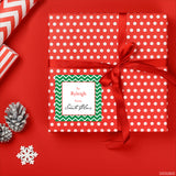 Signed by Santa Christmas Gift Labels - Chevron