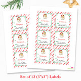 Signed by Santa Christmas Gift Labels - Vintage Santa