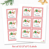 Signed by Santa Christmas Gift Labels - North Pole Santa