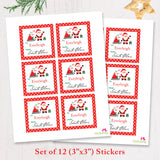 Signed by Santa Christmas Gift Labels - Ho! Ho! Ho! Santa