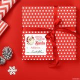 Signed by Santa Christmas Gift Labels - Vintage Santa Special Delivery