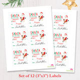 Signed by Santa Christmas Gift Labels - Santa's Nice List