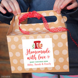 "Homemade with Love" Christmas Food Gift Labels