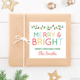 "Merry and Bright" Christmas Gift Labels