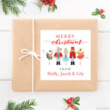 Nutcracker Ballet Christmas Gift Labels