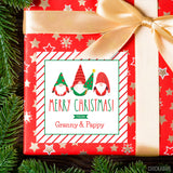 Gnomes Christmas Gift Labels
