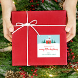 "Merry Little Christmas" Cozy Cabin Gift Labels