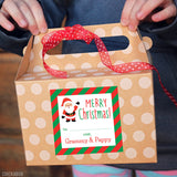Santa Claus Fill-In Christmas Gift Labels