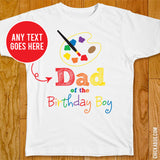 Art Birthday Family Iron-On