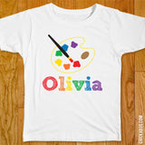 Art Palette Birthday Iron-On